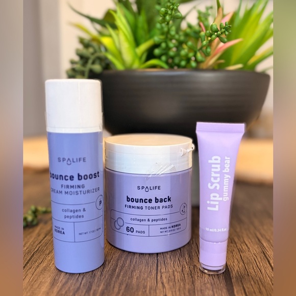 Other - Skincare 3pcs bundle Set with Firming Moisturizer,Toner Pads and Lip Scrub